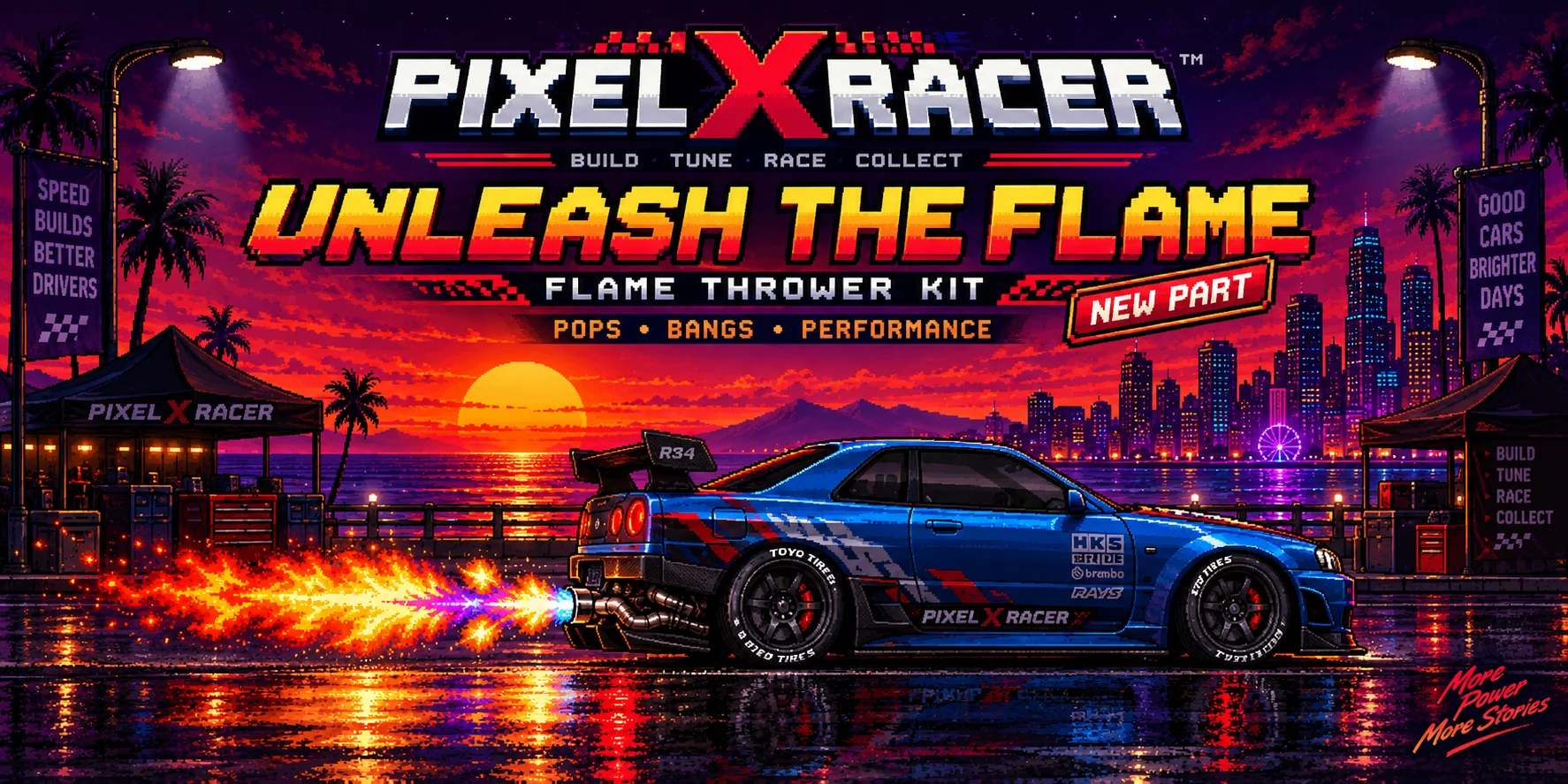 Pixel X Racer: Drag Racing screenshot
