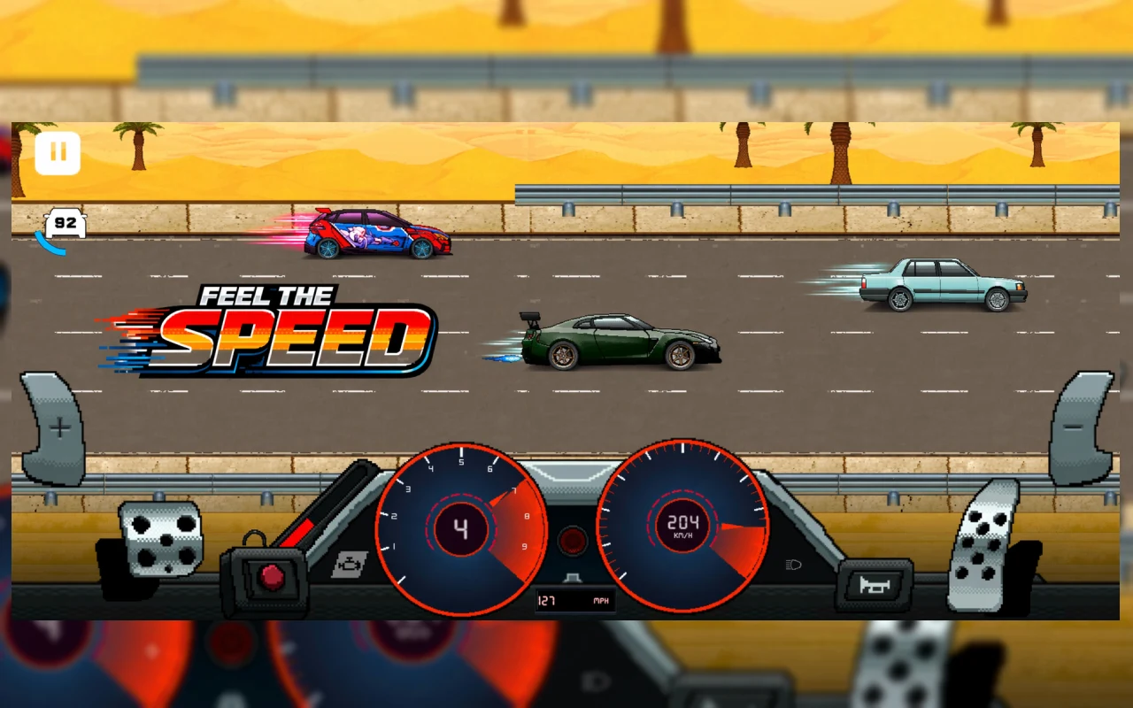 Pixel X Racer: Drag Racing screenshot