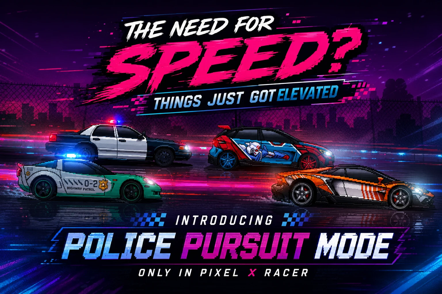 Pixel X Racer: Drag Racing screenshot