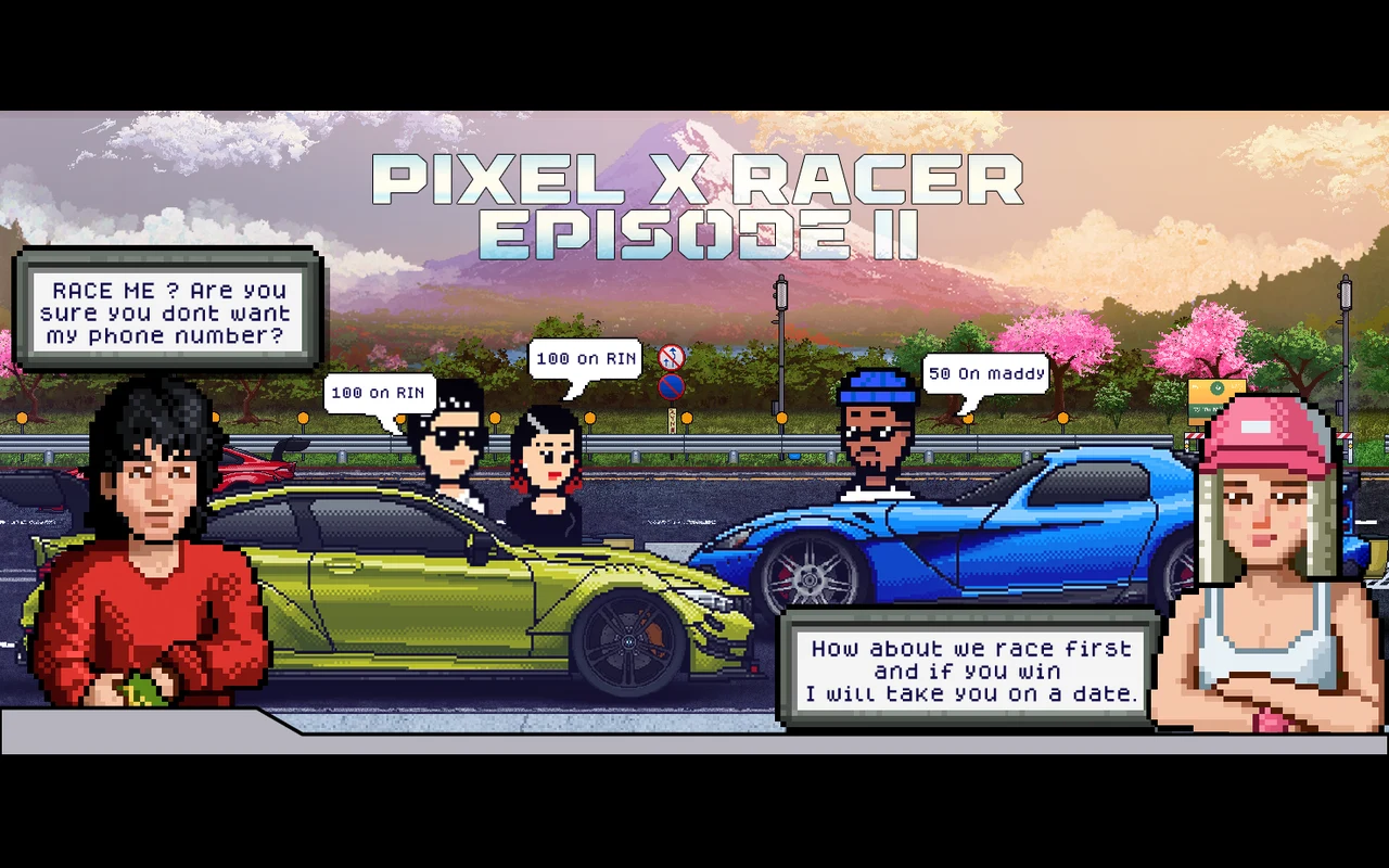 Pixel X Racer: Drag Racing screenshot