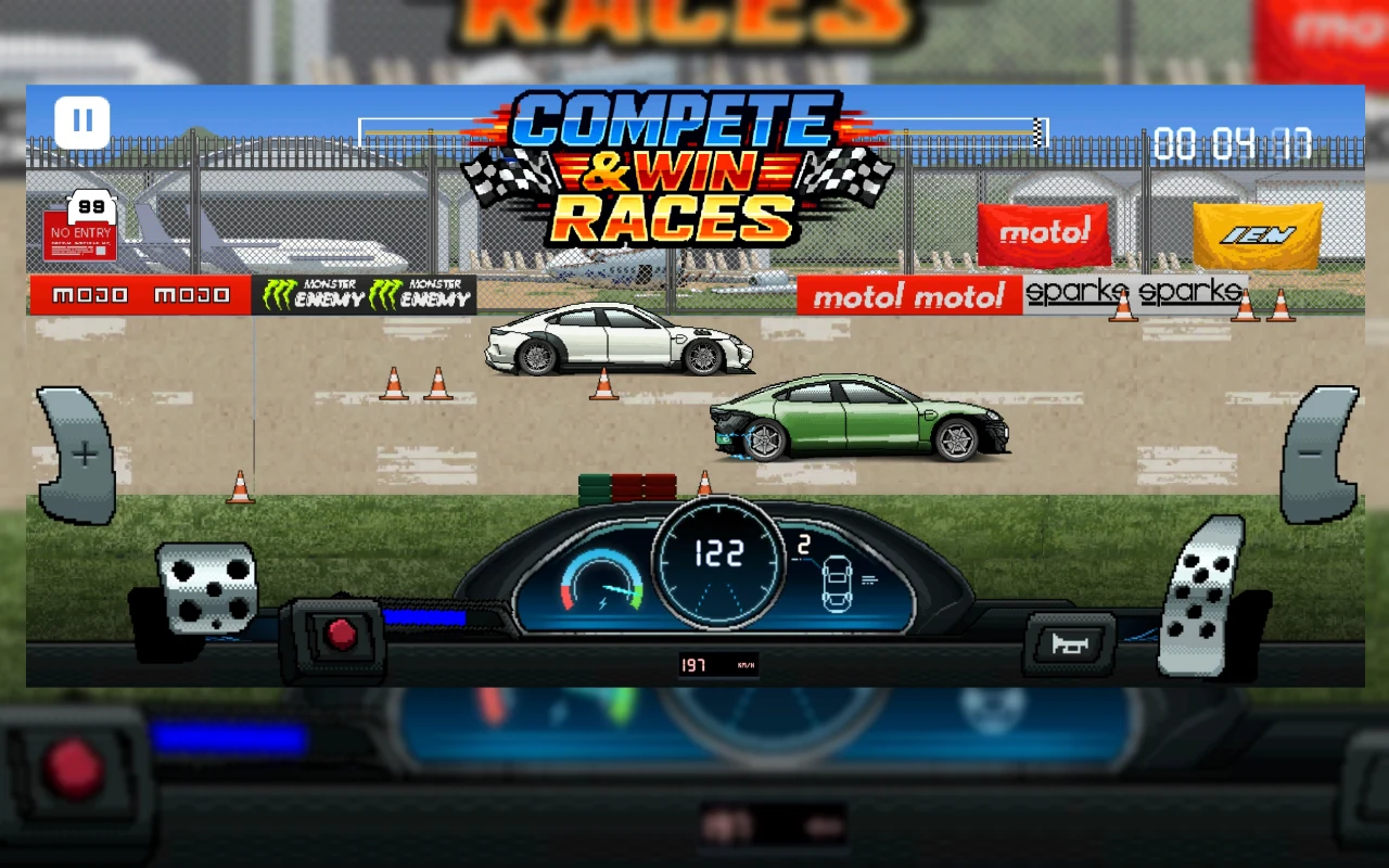 Pixel X Racer: Drag Racing screenshot